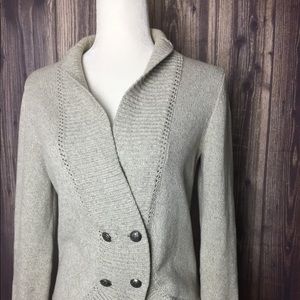 Lauren Ralph Lauren Gray Cardigan Sweater